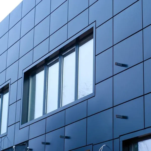 Aluminum composite panels (ACP) are used for residential exterior walls