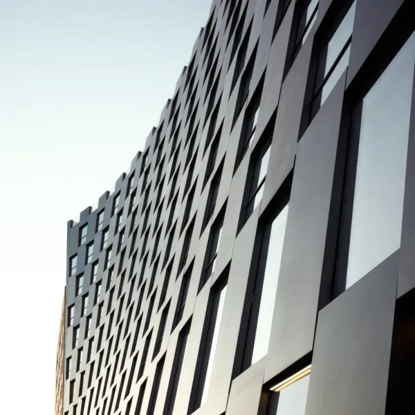 Aluminum composite panels (ACP) are used for residential exterior walls