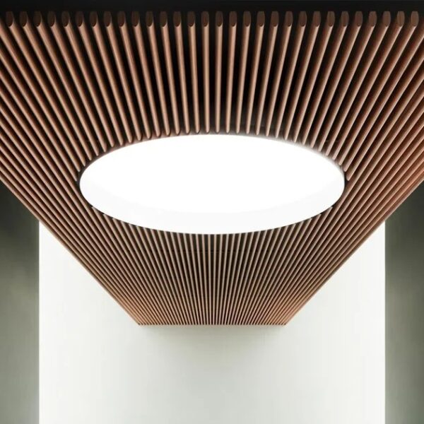 Elegant and Fashion Metal False Baffle Stretch Ceiling